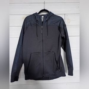 Under Armour Black Full-Zip Hooded Swacket